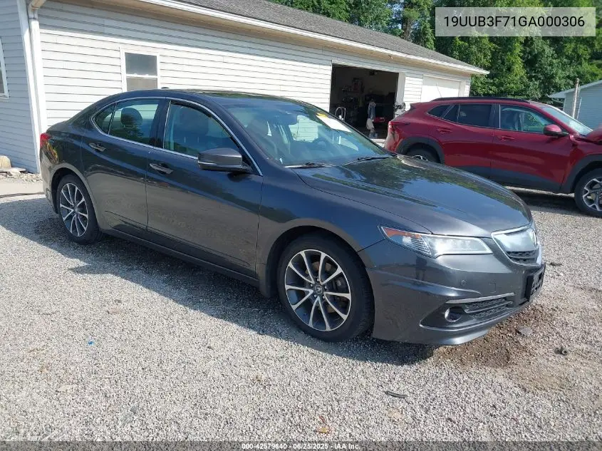 2016 Acura Tlx V6 Advance VIN: 19UUB3F71GA000306 Lot: 42579640