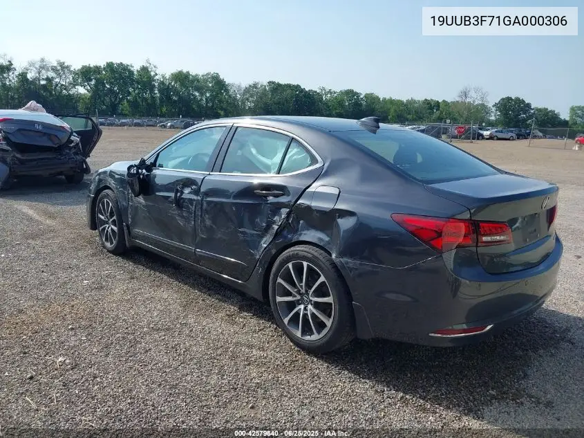 2016 Acura Tlx V6 Advance VIN: 19UUB3F71GA000306 Lot: 42579640