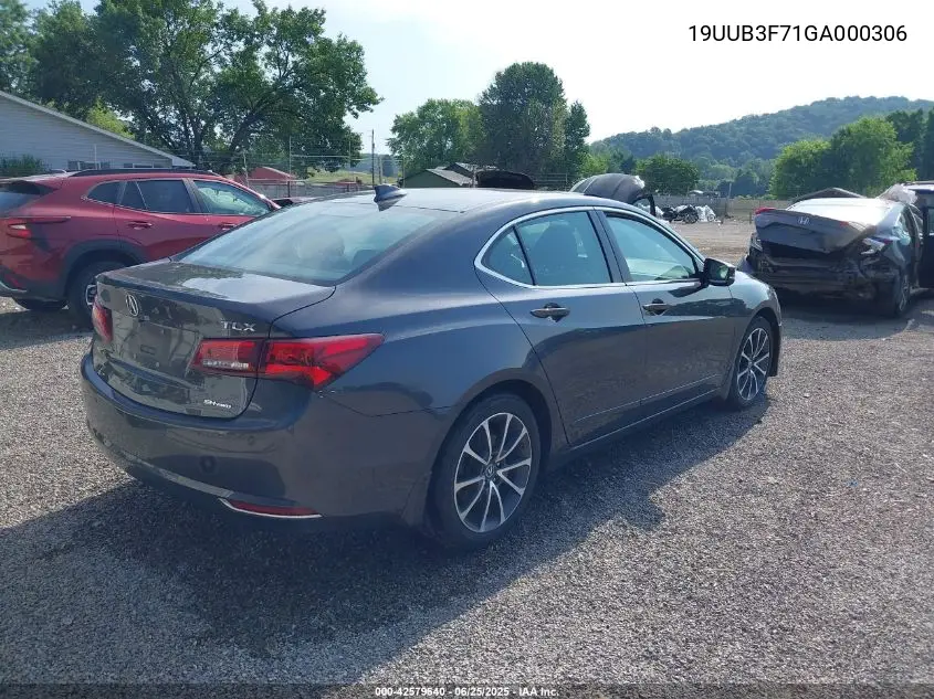 2016 Acura Tlx V6 Advance VIN: 19UUB3F71GA000306 Lot: 42579640