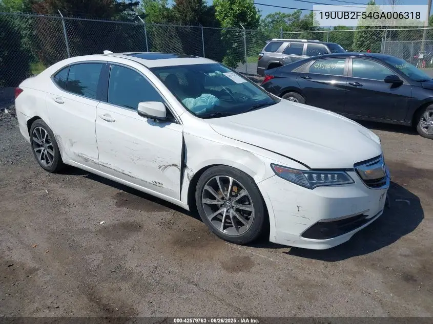 2016 Acura Tlx V6 Tech VIN: 19UUB2F54GA006318 Lot: 42579763