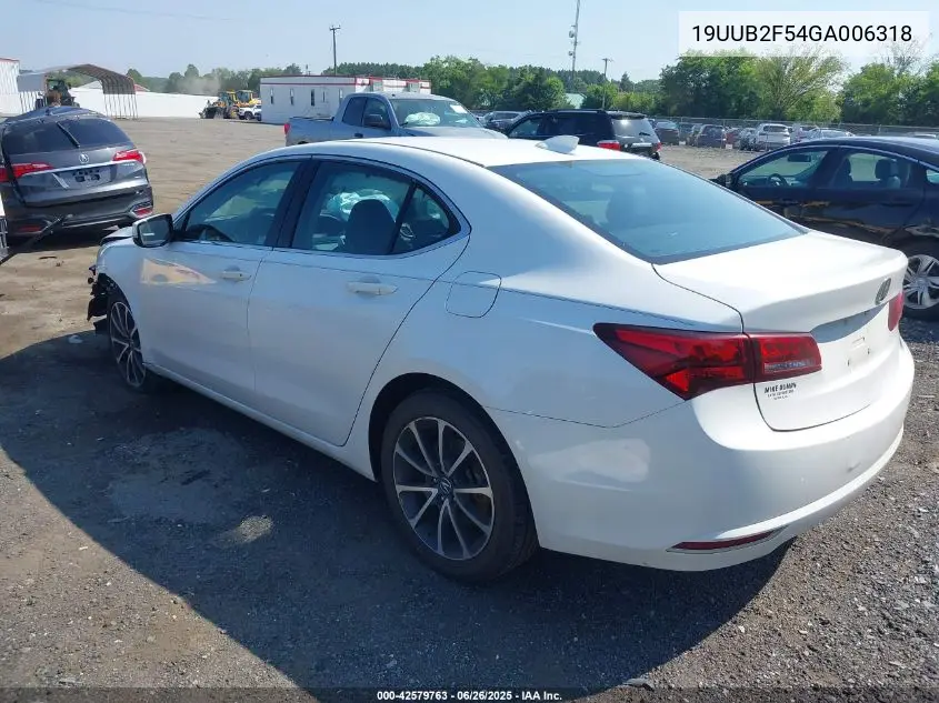 2016 Acura Tlx V6 Tech VIN: 19UUB2F54GA006318 Lot: 42579763