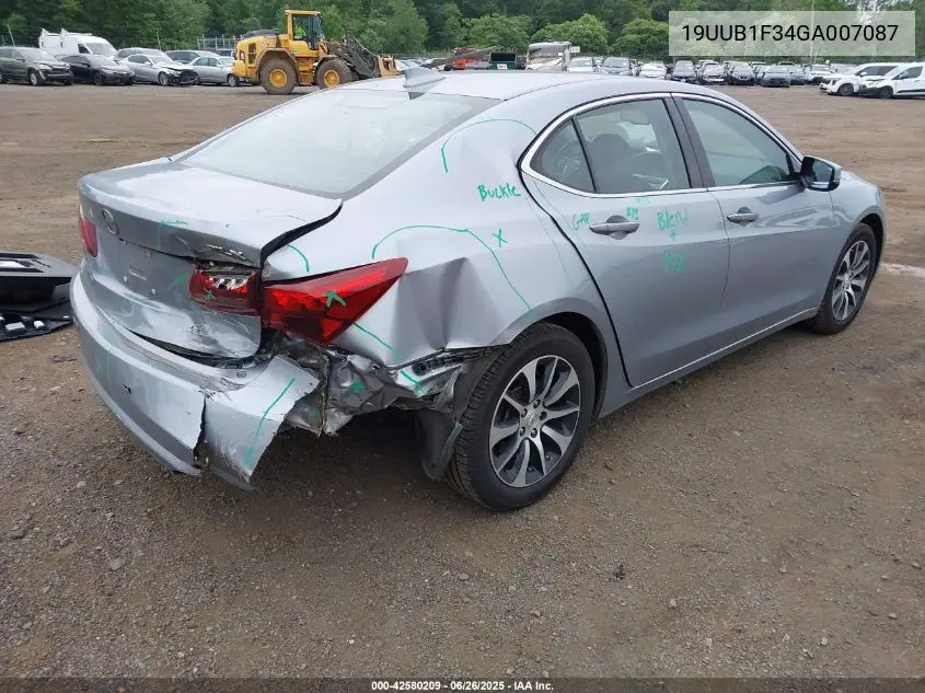 2016 Acura Tlx VIN: 19UUB1F34GA007087 Lot: 42580209