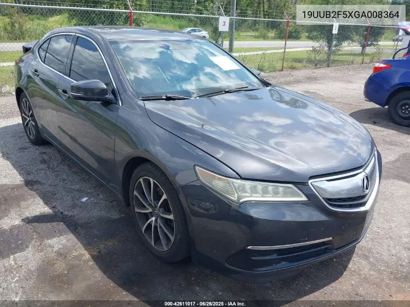 2016 Acura Tlx V6 Tech VIN: 19UUB2F5XGA008364 Lot: 42611017