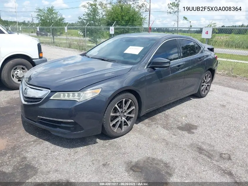 2016 Acura Tlx V6 Tech VIN: 19UUB2F5XGA008364 Lot: 42611017