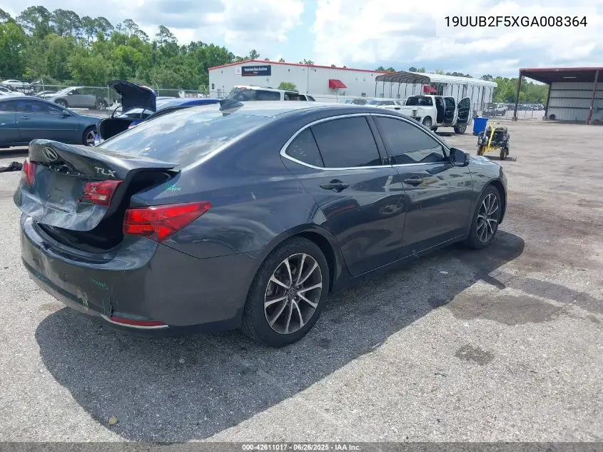 2016 Acura Tlx V6 Tech VIN: 19UUB2F5XGA008364 Lot: 42611017