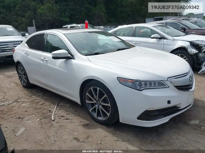 2016 Acura Tlx V6 VIN: 19UUB2F37GA009342 Lot: 42615926