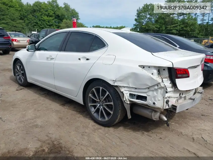 2016 Acura Tlx V6 VIN: 19UUB2F37GA009342 Lot: 42615926