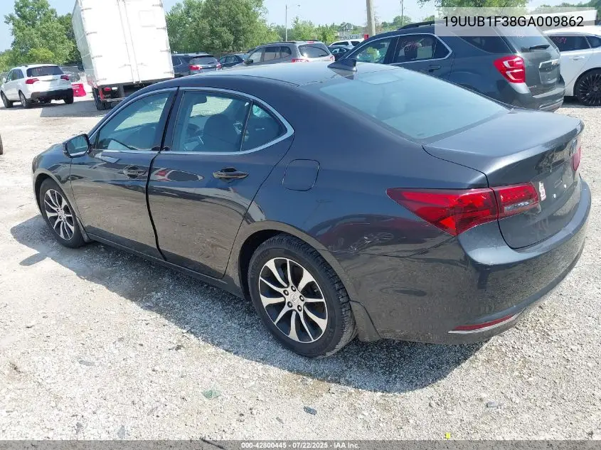 2016 Acura Tlx VIN: 19UUB1F38GA009862 Lot: 42800445