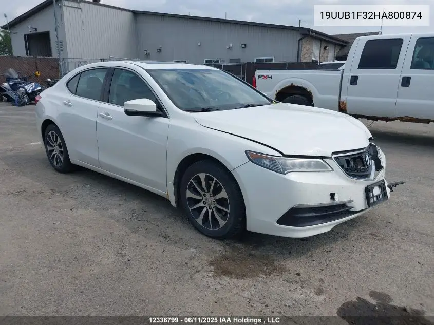 2017 Acura Tlx VIN: 19UUB1F32HA800874 Lot: 12336799