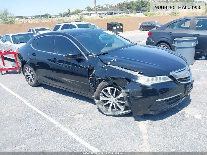 2017 Acura Tlx Technology Package VIN: 19UUB1F51HA000956 Lot: 42597221