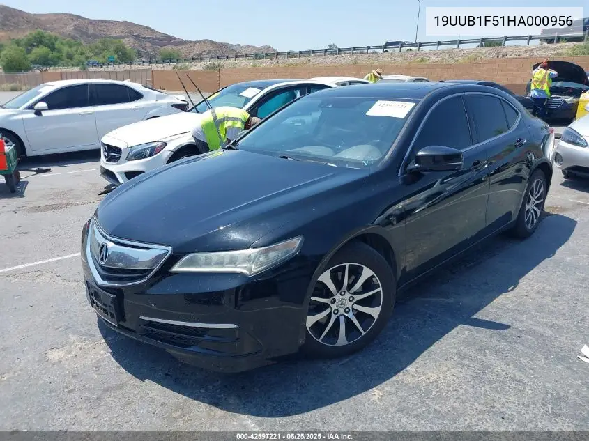 2017 Acura Tlx Technology Package VIN: 19UUB1F51HA000956 Lot: 42597221
