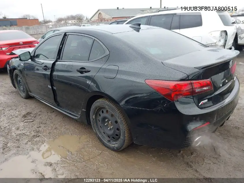 2018 Acura Tlx Elite VIN: 19UUB3F80JA800515 Lot: 12293123