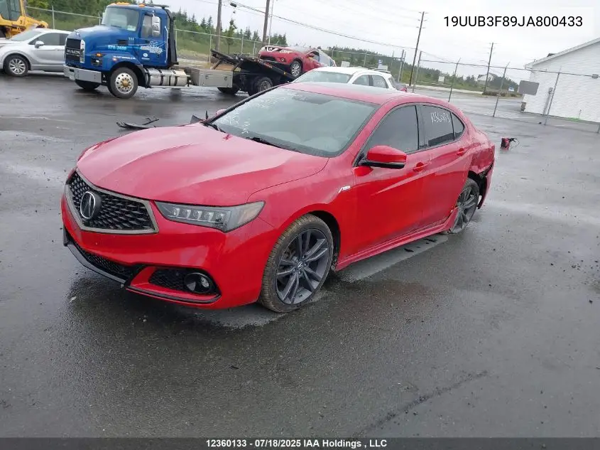 2018 Acura Tlx Elite A-Spec VIN: 19UUB3F89JA800433 Lot: 12360133