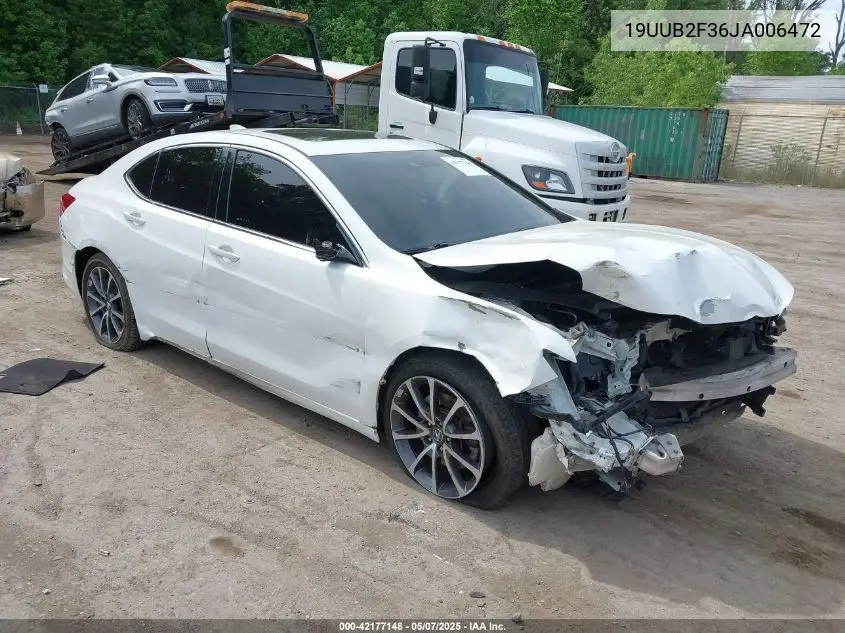 2018 Acura Tlx VIN: 19UUB2F36JA006472 Lot: 42177148