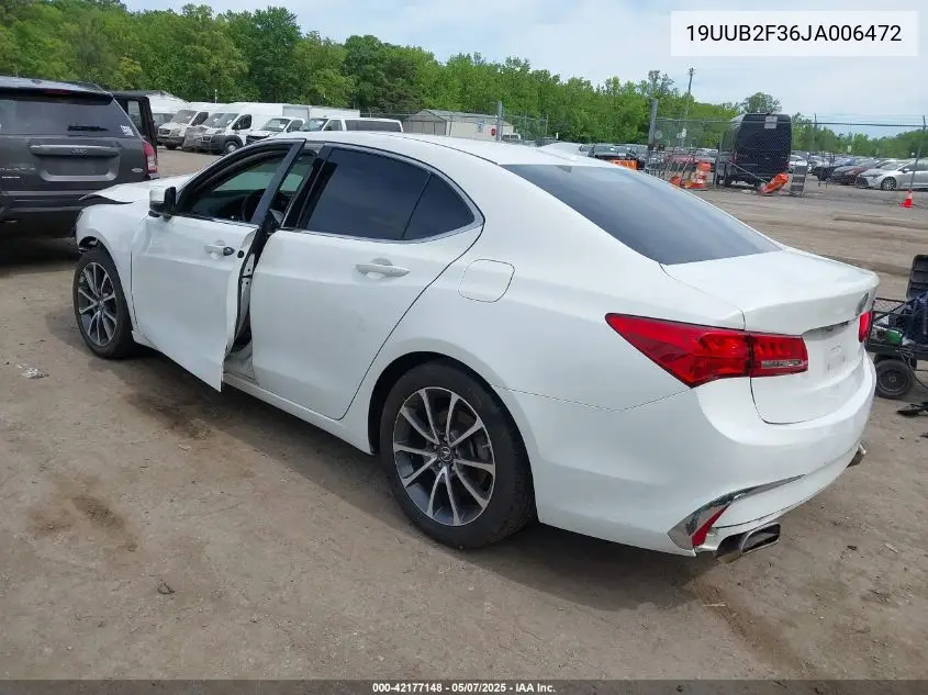 2018 Acura Tlx VIN: 19UUB2F36JA006472 Lot: 42177148