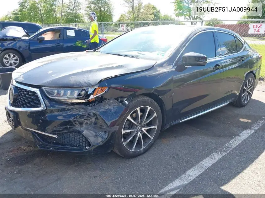 2018 Acura Tlx Tech Pkg VIN: 19UUB2F51JA009944 Lot: 42219325