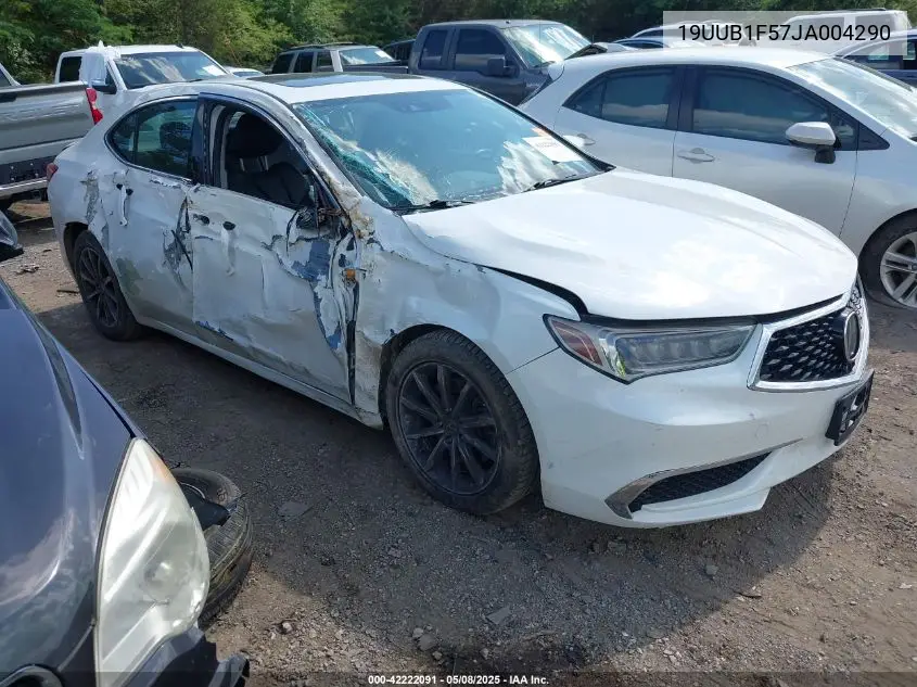 2018 Acura Tlx Tech Pkg VIN: 19UUB1F57JA004290 Lot: 42222091