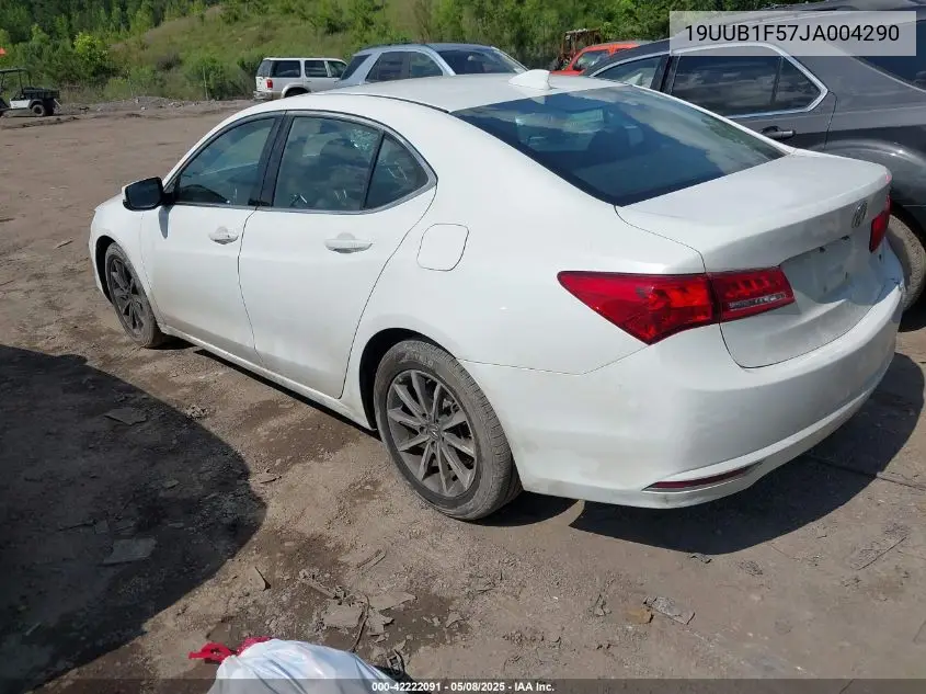 2018 Acura Tlx Tech Pkg VIN: 19UUB1F57JA004290 Lot: 42222091