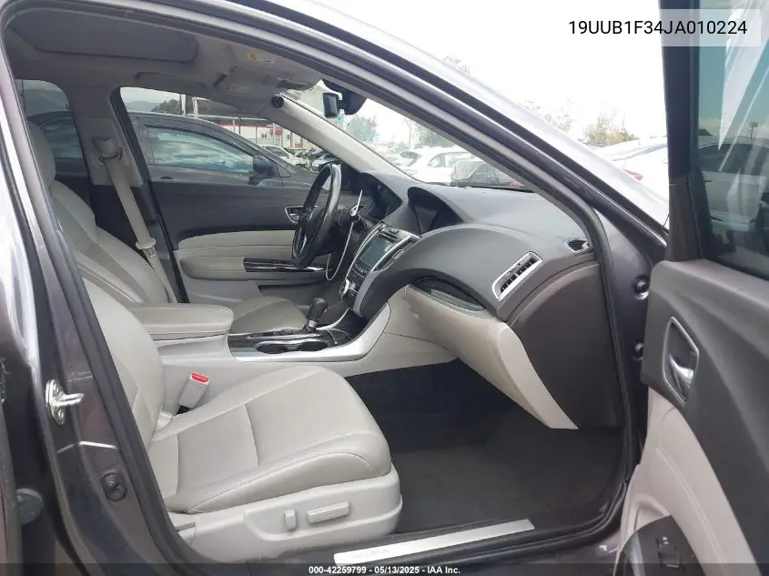 2018 Acura Tlx VIN: 19UUB1F34JA010224 Lot: 42259799