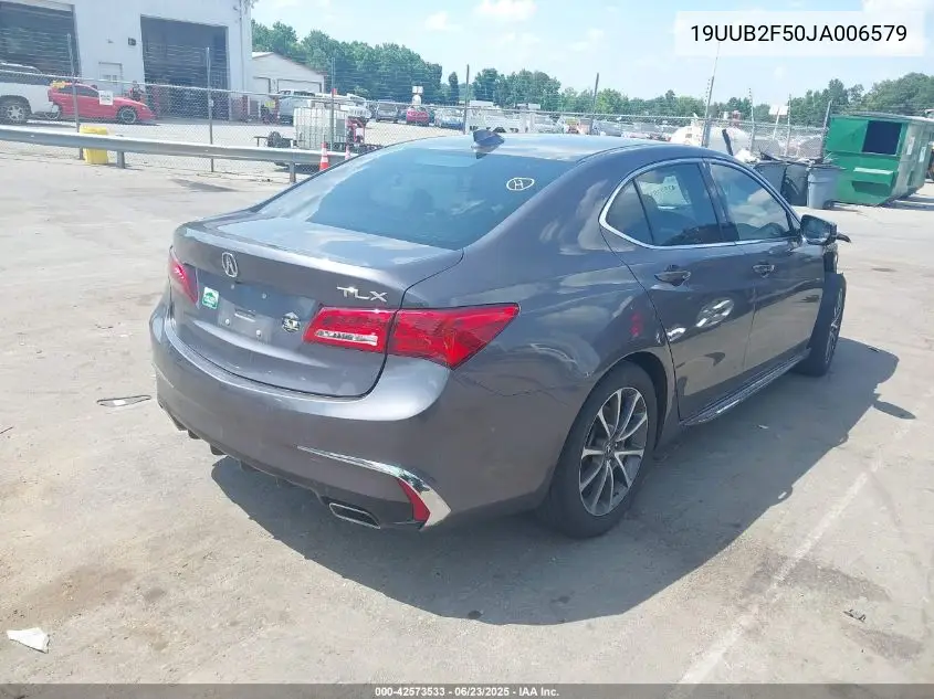 2018 Acura Tlx Tech Pkg VIN: 19UUB2F50JA006579 Lot: 42573533