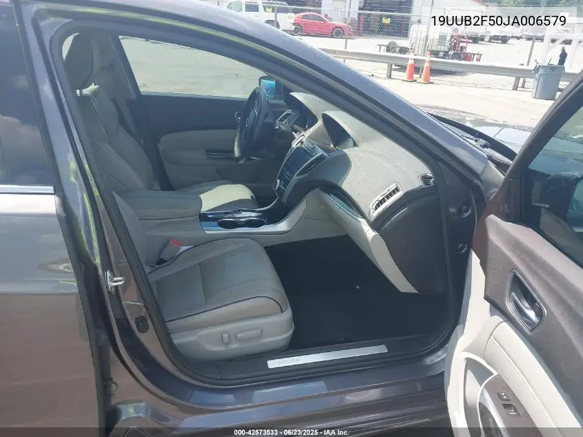 2018 Acura Tlx Tech Pkg VIN: 19UUB2F50JA006579 Lot: 42573533