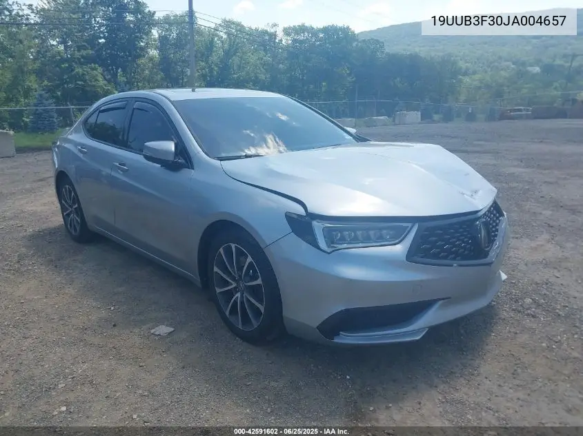 2018 Acura Tlx VIN: 19UUB3F30JA004657 Lot: 42591602