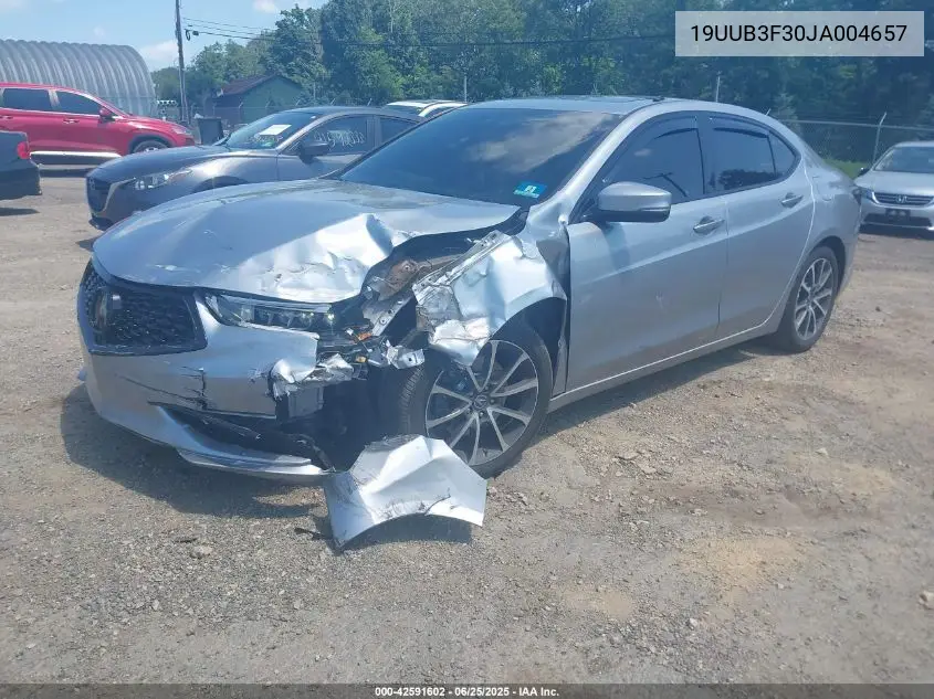 2018 Acura Tlx VIN: 19UUB3F30JA004657 Lot: 42591602