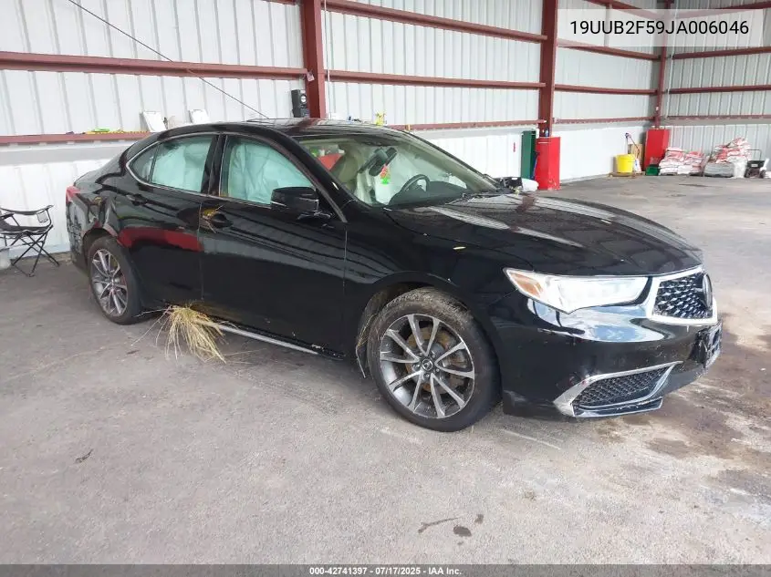 2018 Acura Tlx Tech Pkg VIN: 19UUB2F59JA006046 Lot: 42741397