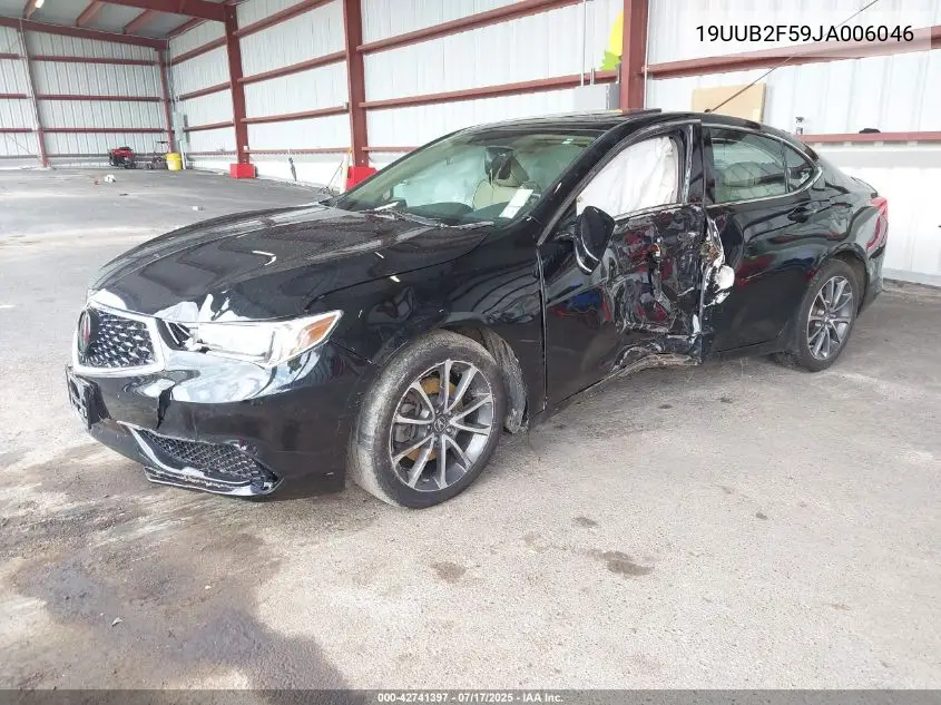 2018 Acura Tlx Tech Pkg VIN: 19UUB2F59JA006046 Lot: 42741397