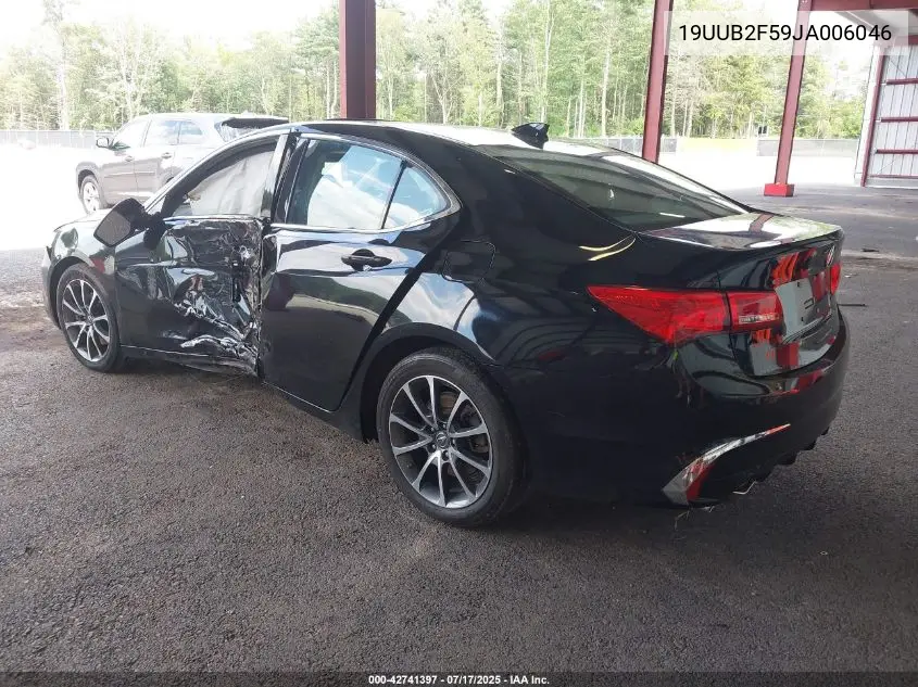 2018 Acura Tlx Tech Pkg VIN: 19UUB2F59JA006046 Lot: 42741397