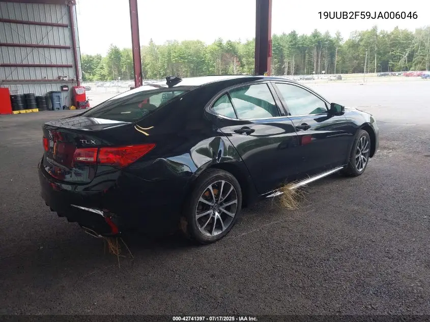 2018 Acura Tlx Tech Pkg VIN: 19UUB2F59JA006046 Lot: 42741397