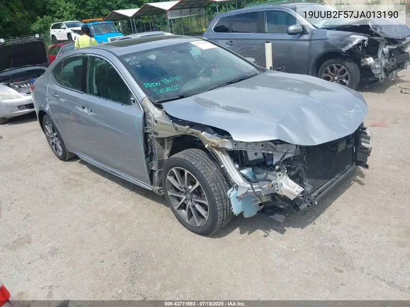 2018 Acura Tlx Tech Pkg VIN: 19UUB2F57JA013190 Lot: 42771692