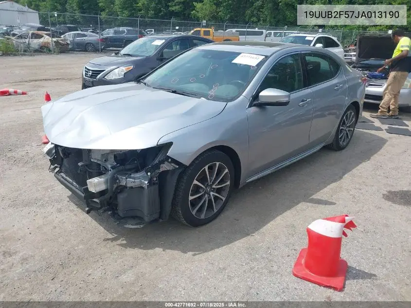 2018 Acura Tlx Tech Pkg VIN: 19UUB2F57JA013190 Lot: 42771692
