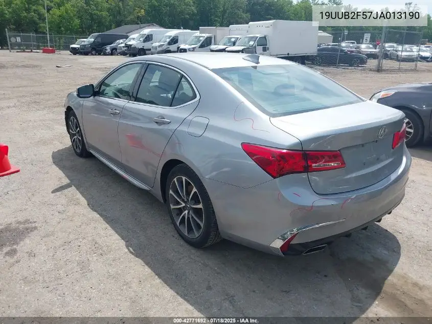 2018 Acura Tlx Tech Pkg VIN: 19UUB2F57JA013190 Lot: 42771692