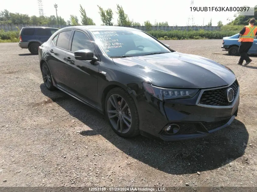 2019 Acura Tlx VIN: 19UUB1F63KA800397 Lot: 12053159