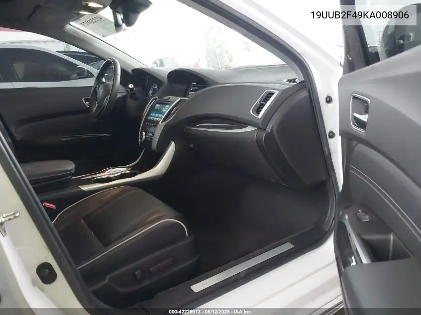 2019 Acura Tlx Tech Pkg VIN: 19UUB2F49KA008906 Lot: 42226973