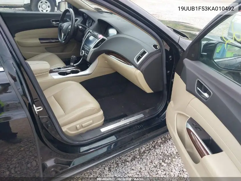 2019 Acura Tlx Tech Pkg VIN: 19UUB1F53KA010492 Lot: 42247022