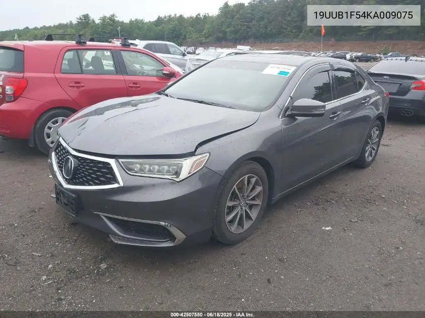 2019 Acura Tlx Tech Pkg VIN: 19UUB1F54KA009075 Lot: 42507550
