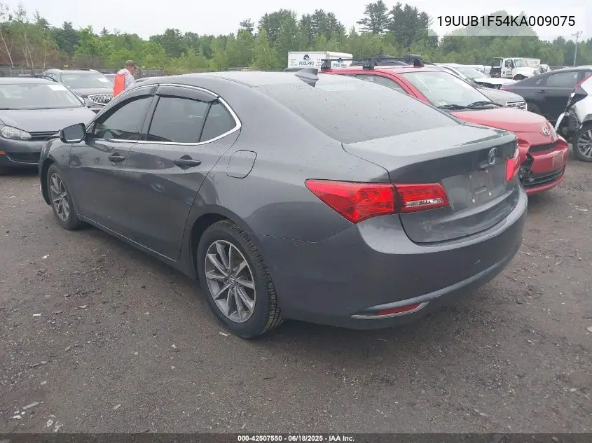 2019 Acura Tlx Tech Pkg VIN: 19UUB1F54KA009075 Lot: 42507550