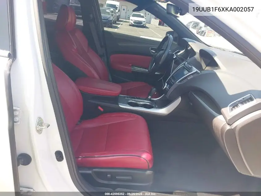 2019 Acura Tlx Tech A-Spec Pkgs VIN: 19UUB1F6XKA002057 Lot: 42595352
