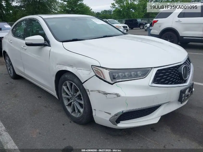 2019 Acura Tlx Standard VIN: 19UUB1F35KA001095 Lot: 42606208
