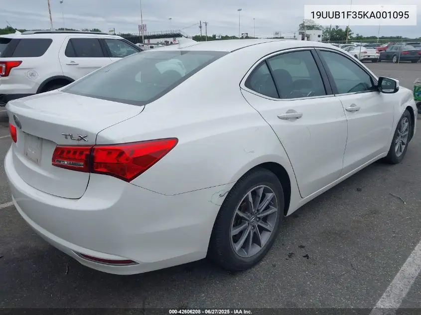 2019 Acura Tlx Standard VIN: 19UUB1F35KA001095 Lot: 42606208
