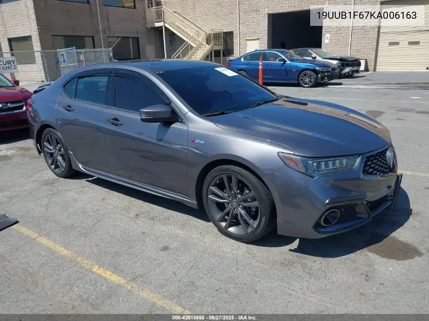 2019 Acura Tlx Tech A-Spec Pkgs VIN: 19UUB1F67KA006163 Lot: 42618858
