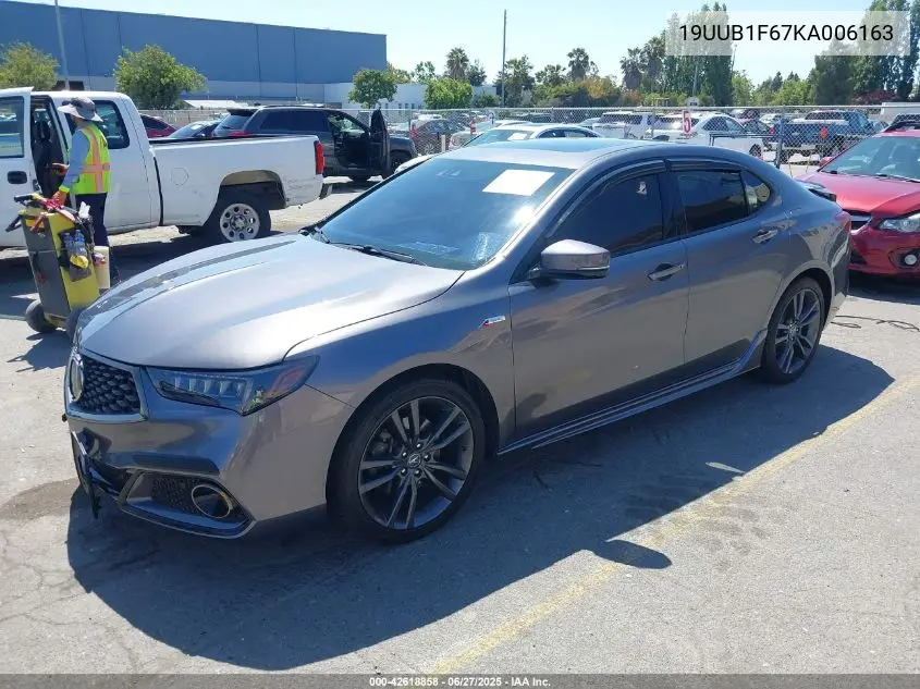 2019 Acura Tlx Tech A-Spec Pkgs VIN: 19UUB1F67KA006163 Lot: 42618858