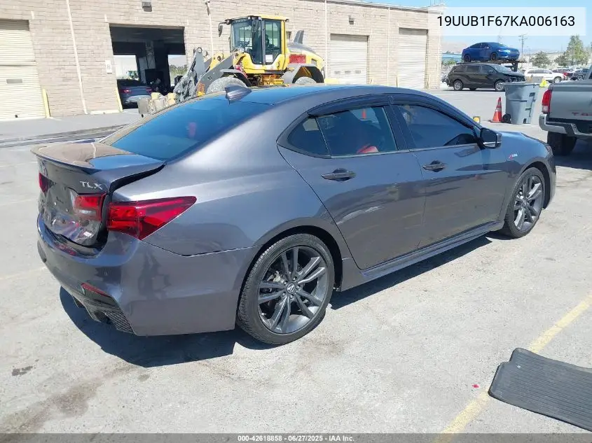 2019 Acura Tlx Tech A-Spec Pkgs VIN: 19UUB1F67KA006163 Lot: 42618858