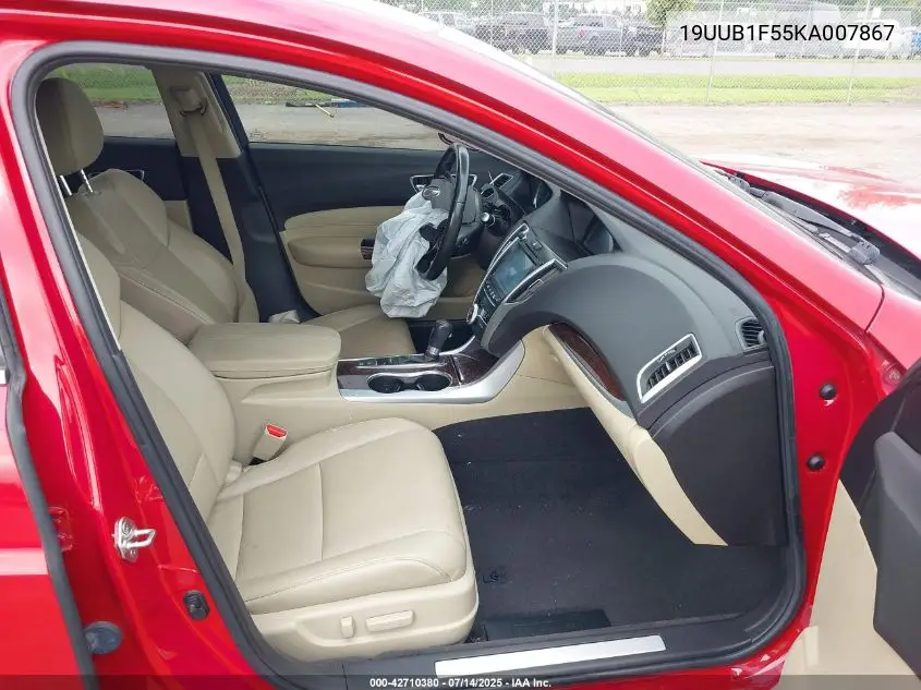 2019 Acura Tlx Tech Pkg VIN: 19UUB1F55KA007867 Lot: 42710380