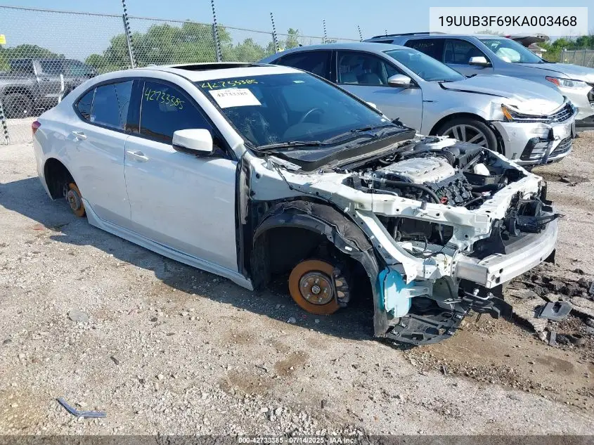 2019 Acura Tlx Tech A-Spec Pkgs VIN: 19UUB3F69KA003468 Lot: 42733385