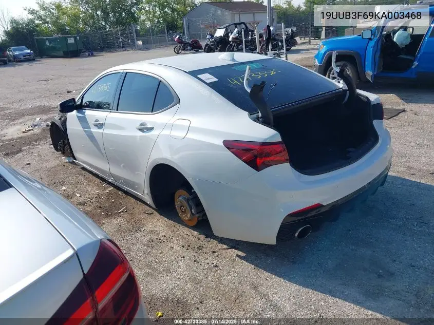 2019 Acura Tlx Tech A-Spec Pkgs VIN: 19UUB3F69KA003468 Lot: 42733385
