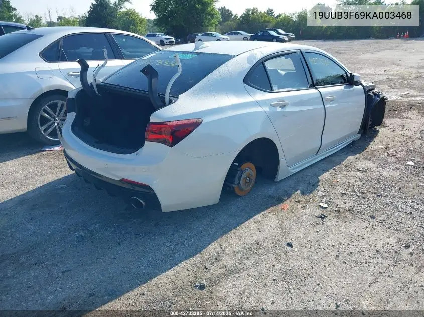 2019 Acura Tlx Tech A-Spec Pkgs VIN: 19UUB3F69KA003468 Lot: 42733385