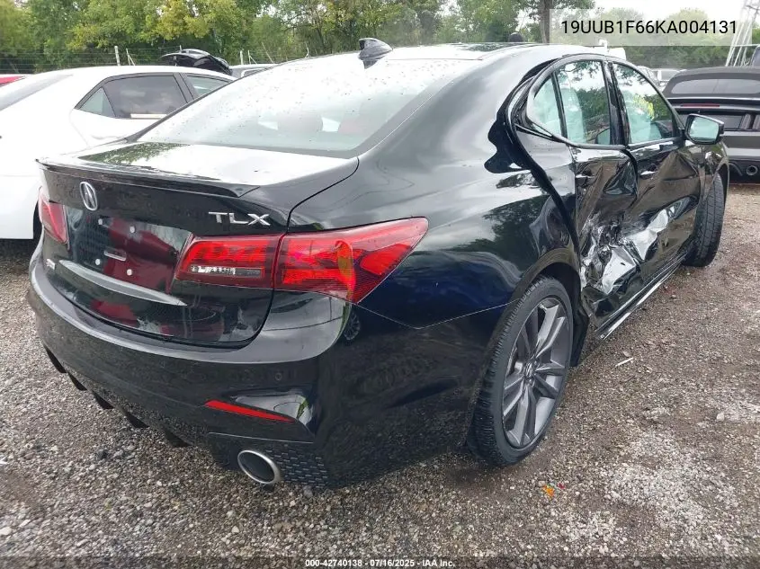 2019 Acura Tlx Tech A-Spec Pkgs VIN: 19UUB1F66KA004131 Lot: 42740138